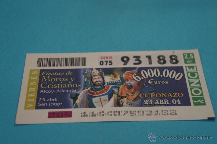 Billets ONCE: CUP&Oacute;N DE LA ONCE:FIESTAS POPULARES,FIESTAS DE MOROS Y CRISTIANOS,ALCOY,(ALICANTE)