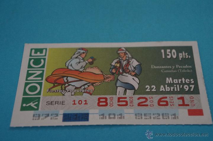 Billets ONCE: CUP&Oacute;N DE LA ONCE:FIESTAS POPULARES,DANZANTES Y PECADOS,CAMU&Ntilde;AS,(TOLEDO)
