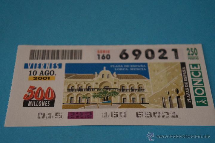 Billets ONCE: CUP&Oacute;N DE LA ONCE:PLAZAS,PLAZA DE ESPA&Ntilde;A LORCA,(MURCIA)