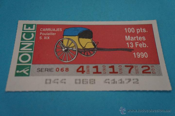ONCE Coupons: CUP&Oacute;N DE LA ONCE:CARRUAJES,SIGLO XIX