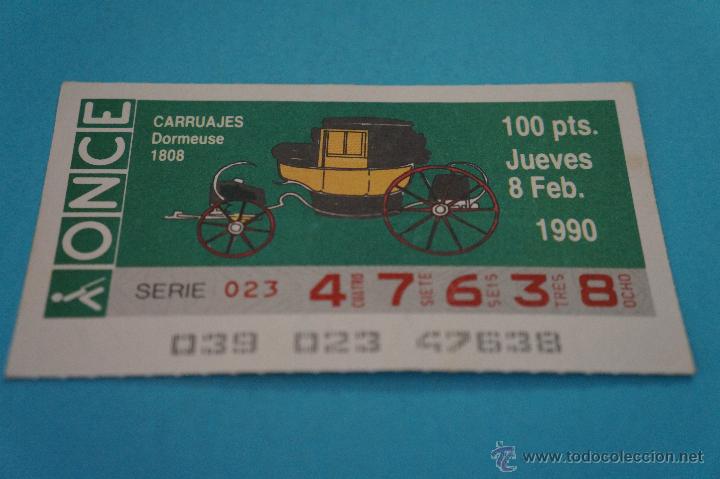 ONCE Coupons: CUP&Oacute;N DE LA ONCE:CARRUAJES,1808