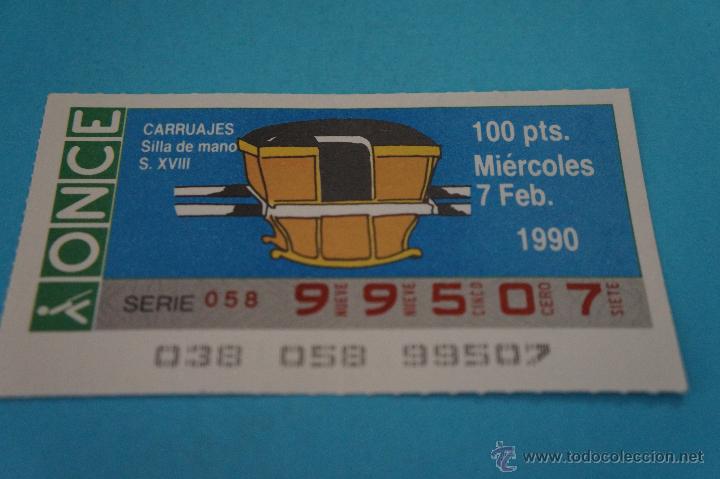 ONCE Coupons: CUP&Oacute;N DE LA ONCE:CARRUAJES,SIGLO XVIII