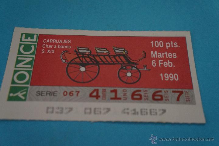ONCE Coupons: CUP&Oacute;N DE LA ONCE:CARRUAJES,SIGLO XIX