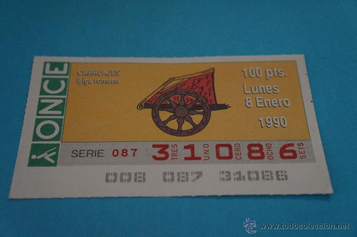 Coupon ONCE: CUP&Oacute;N DE LA ONCE:CARRUAJES,