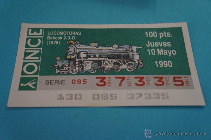 Billets ONCE: CUP&Oacute;N DE LA ONCE:FERROCARRIL,LOCOMOTORA