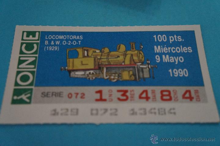 Billets ONCE: CUP&Oacute;N DE LA ONCE:FERROCARRIL,LOCOMOTORA