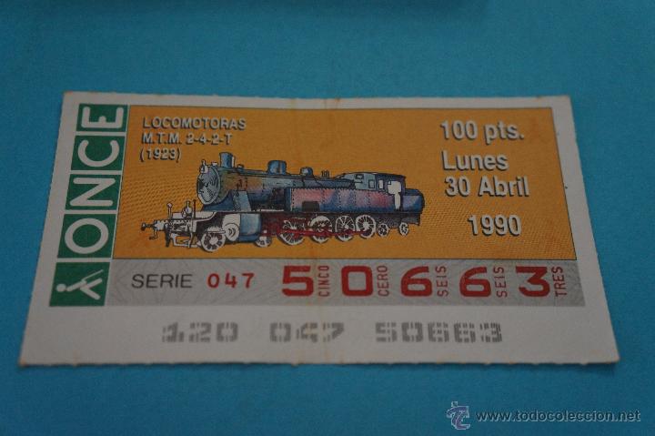 Billets ONCE: CUP&Oacute;N DE LA ONCE:FERROCARRIL,LOCOMOTORA