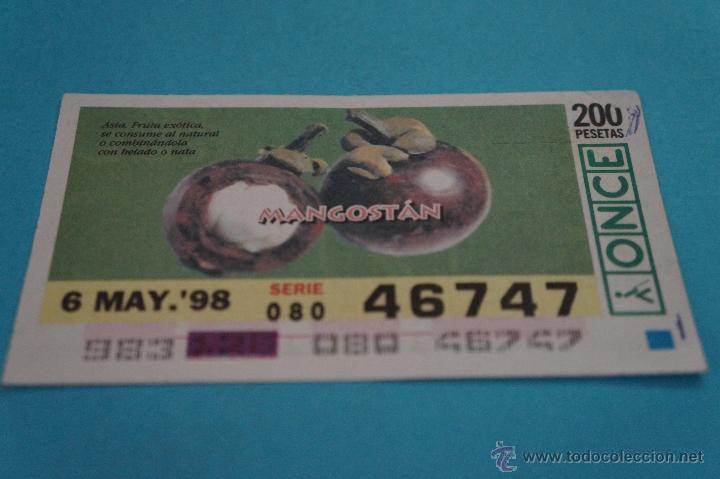 ONCE Coupons: CUP&Oacute;N DE LA ONCE:FRUTAS,MANGOSTAN