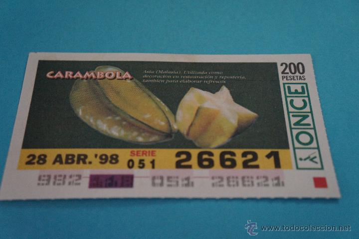 ONCE Coupons: CUP&Oacute;N DE LA ONCE:FRUTAS,CARAMBOLA