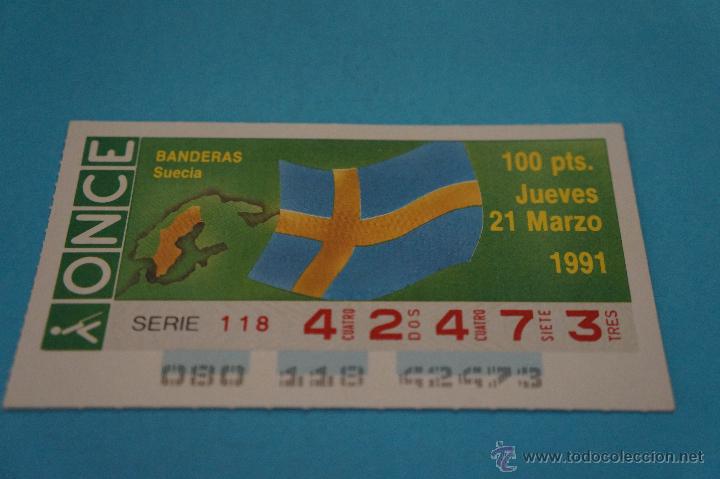 ONCE Coupons: CUP&Oacute;N DE LA ONCE:BANDERAS,SUECIA
