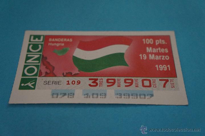 ONCE Coupons: CUP&Oacute;N DE LA ONCE:BANDERAS,HUNGR&Iacute;A