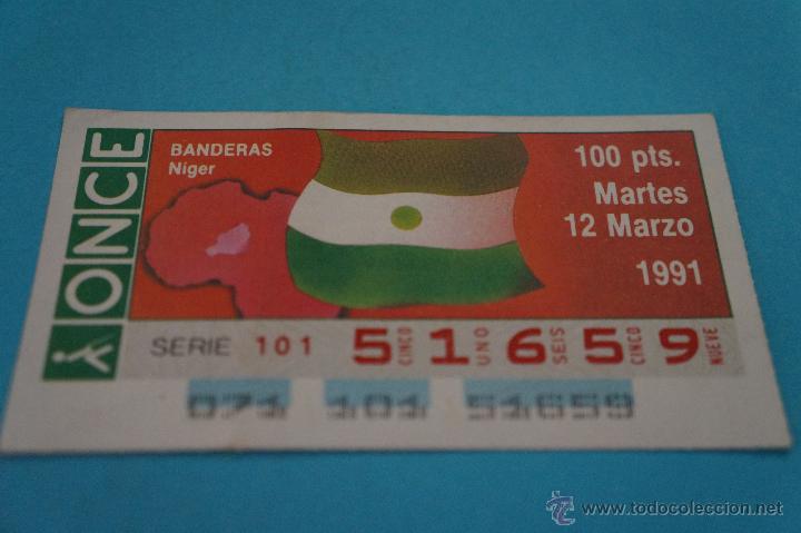 ONCE Coupons: CUP&Oacute;N DE LA ONCE:BANDERAS,N&Iacute;GER