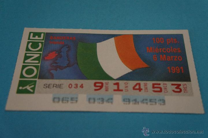 ONCE Coupons: CUP&Oacute;N DE LA ONCE:BANDERAS,IRLANDA