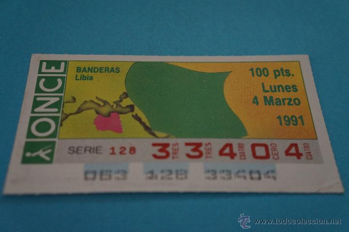 ONCE Coupons: CUP&Oacute;N DE LA ONCE:BANDERAS,LIBIA