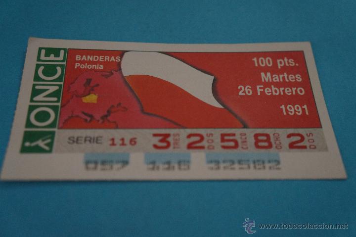 ONCE Coupons: CUP&Oacute;N DE LA ONCE:BANDERAS,POLONIA