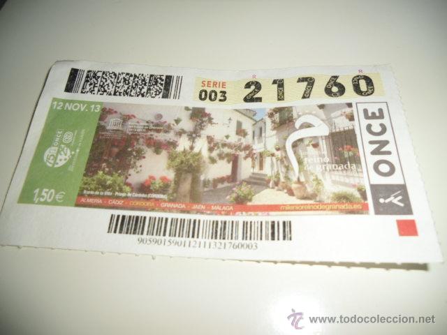 ONCE Coupons: CUPON DE LA ONCE 2013 MILENIO REINO DE GRANADA