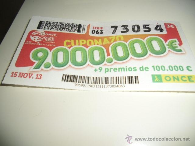 ONCE Coupons: CUPON DE LA ONCE 2013 15 NOV CUPONAZO EL DE FOT O