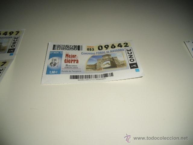 ONCE Coupons: CUPON DE LA ONCE 2013 COMUNIDAD FORAL DE NAVARRA MURALLA DE PAMPLONA EL DE FOTO