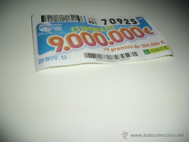 ONCE Coupons: CUPON DE LA ONCE 2013 29 NOV CUPONAZO EL DE FOTO