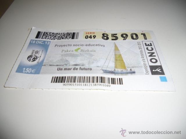 ONCE Coupons: CUPON DE LA ONCE 2013 PROYECTO SOCIO EDUCATIVO PAKEA BIZKAIA