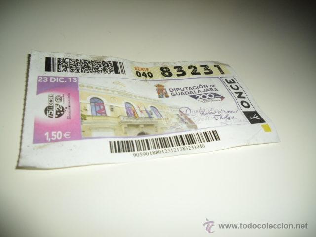 ONCE Coupons: CUPON DE LA ONCE 2013 BICENTENARIO DIPUTACION PROVINCIAL GUADALAJARA
