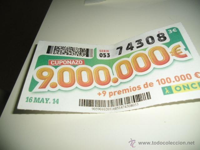 Cupones ONCE: CUPON DE LA ONCE 2014 16 MAY CUPONAZO - Foto 1