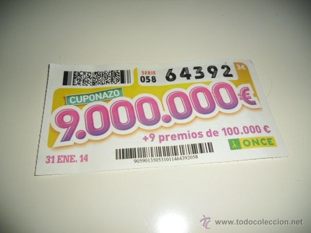 Cupones ONCE: CUPON DE LA ONCE VIERNES CUPONAZO 3 3  3 3 3 - Foto 1
