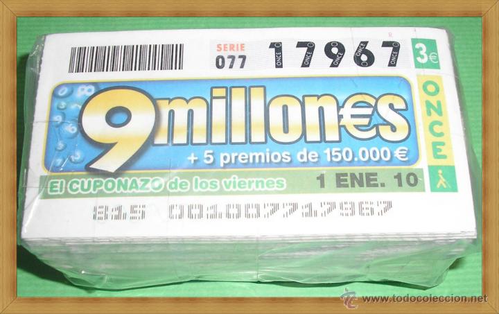 Cupones ONCE: A&Ntilde;O 2010 COMPLETO CUPONES DE LA ONCE TODOS LOS SORTEOS DEL A&Ntilde;O - Foto 1