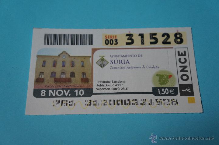 ONCE Coupons: CUP&Oacute;N DE LA ONCE:CIUDAD,S&Uacute;RIA,(BARCELONA)