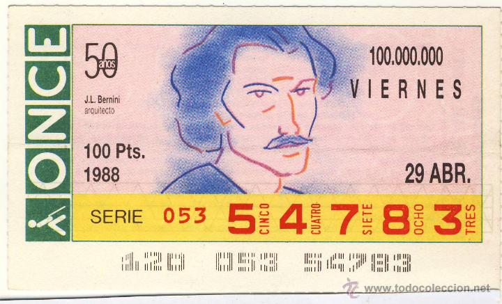 CUP&Oacute;N ONCE.- 29 DE ABRIL DE 1988.-