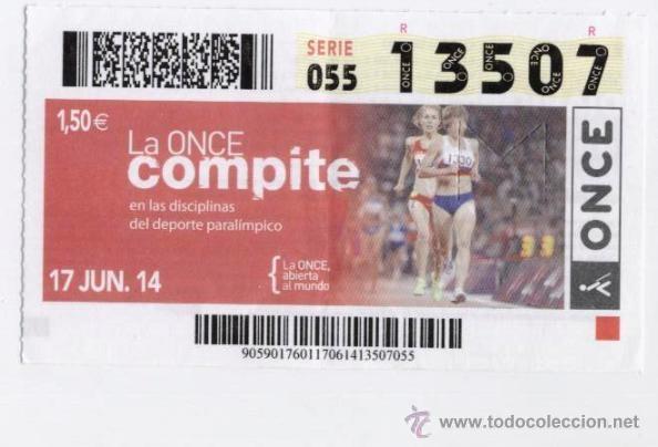 Cupones ONCE: LA ONCE COMPITE EN DEPORTE PARAL&Iacute;MPICO (17-06-14) - Foto 1
