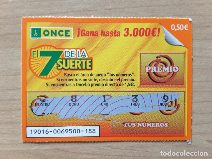 EL 7 DE LA SUERTE - ONCE  (N&Uacute;MERO 48139)