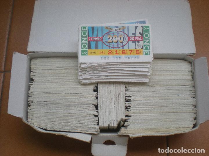 Cupones ONCE: CAJA LLENA DE CUPONES DE LA ONCE,SON DE LA DECADA DE LOS 90. - Foto 2