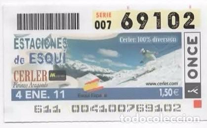 Cupones ONCE: Cup&oacute;n ONCE, estaciones de Esqu&iacute; ( CERLER, Pirineo Aragon&eacute;s )
