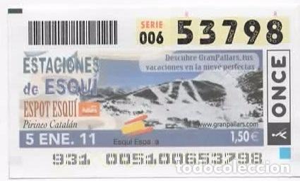 Cupones ONCE: Cup&oacute;n ONCE, estaciones de Esqu&iacute; ( Espot Esqu&iacute;, Pirineo Catal&aacute;n )