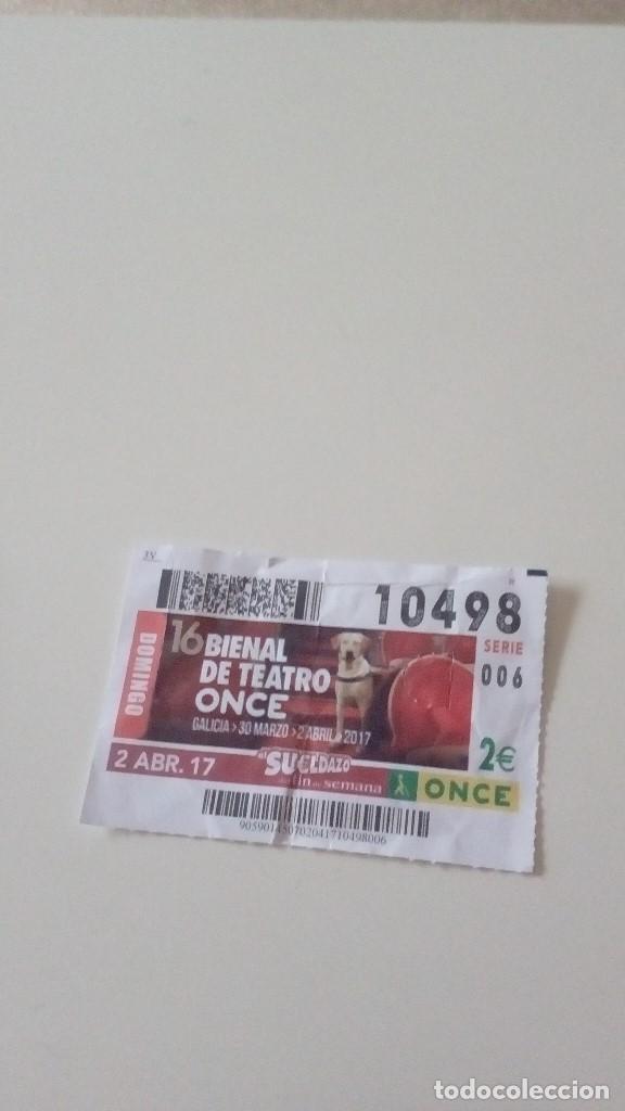Cupones ONCE: CAJ-ABCD CUPON DE LA ONCE 16 BIENAL DE TEATRO ONCE - Foto 1
