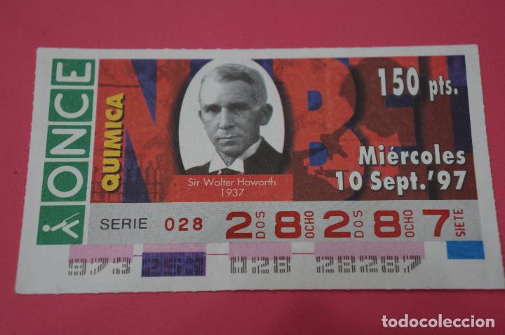 Bilhetes ONCE: CUP&Oacute;N DE LA ONCE:PREMIO NOBEL DE QUIMICA,SIR WALTER HAWORTH