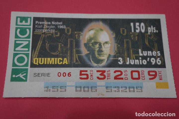 ONCE Coupons: CUP&Oacute;N DE LA ONCE:PREMIO NOBEL DE QUIMICA,KARL ZIEGLER