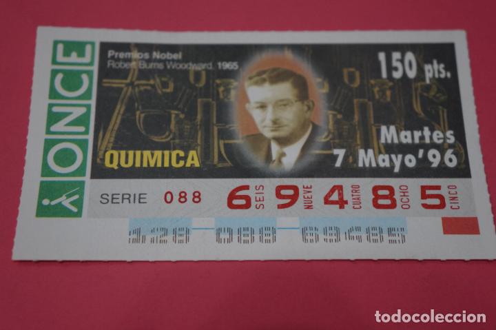ONCE Coupons: CUP&Oacute;N DE LA ONCE:PREMIO NOBEL DE QUIMICA,ROBERT BURNS WOODWARD