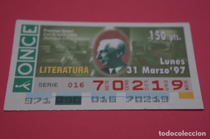 ONCE Coupons: CUP&Oacute;N DE LA ONCE:PREMIO NOBEL DE LITERATURA,EARL RUSSEL