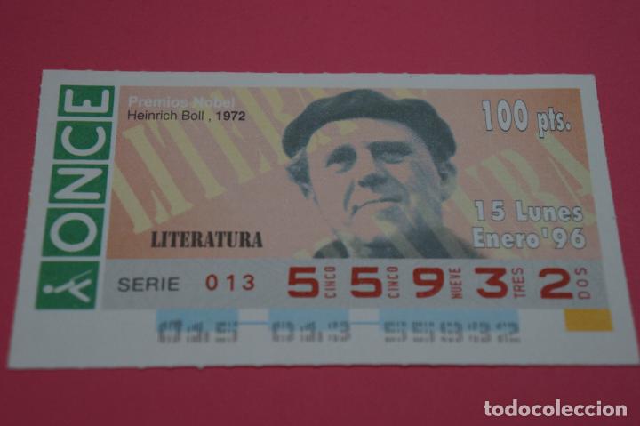 ONCE Coupons: CUP&Oacute;N DE LA ONCE:PREMIO NOBEL DE LITERATURA,HEINRICH BOLL