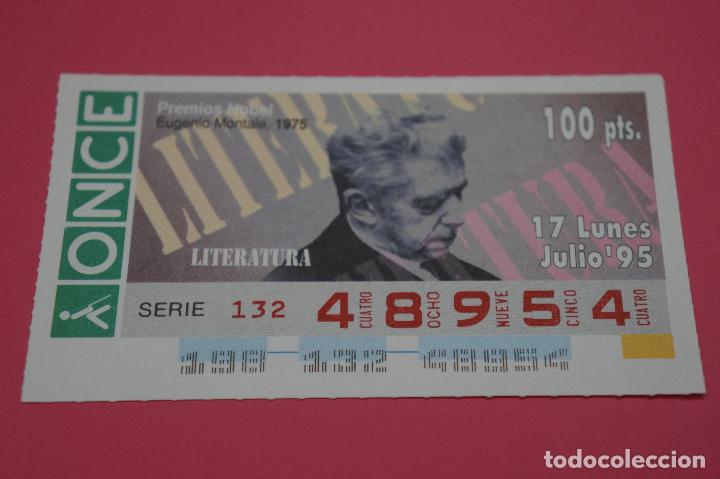 Bilhetes ONCE: CUP&Oacute;N DE LA ONCE:PREMIO NOBEL DE LITERATURA,EUGENIO MONTALE