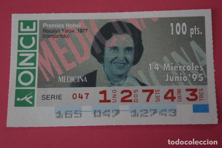 Billets ONCE: CUP&Oacute;N DE LA ONCE:PREMIO NOBEL DE MEDICINA,ROSALYN YALOW