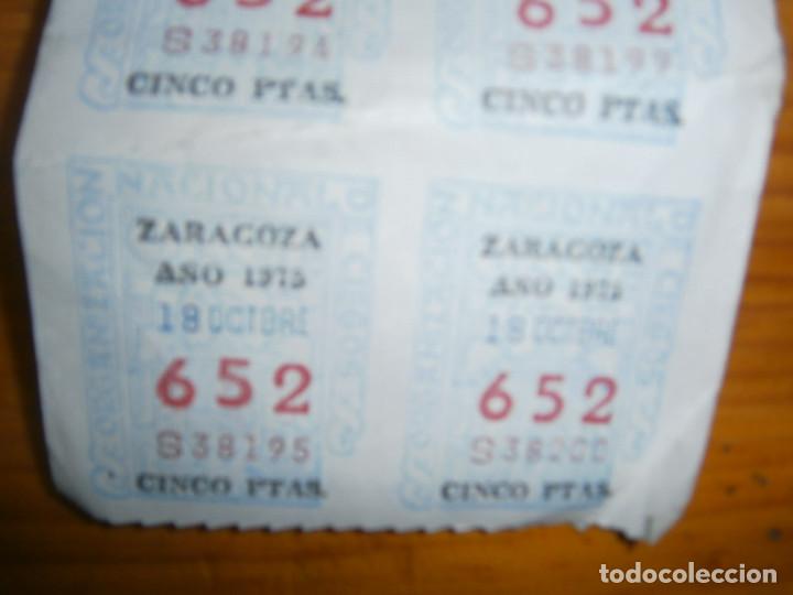 ONCE Coupons: TIRAS DE CUPONES DE LOTERIA