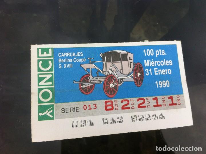Billets ONCE: CUP&Oacute;N DE LA ONCE (BERLINA COUP&Eacute; S. XVIII) 1990