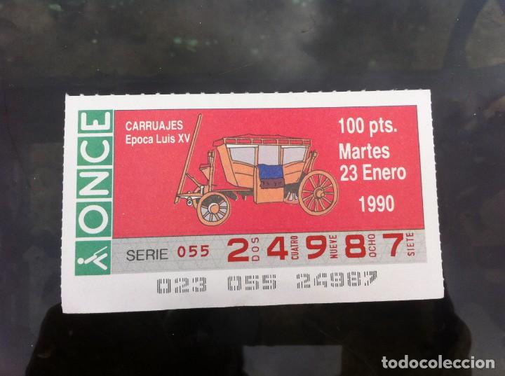 ONCE Coupons: CUP&Oacute;N DE LA ONCE CARRUAJES (&Eacute;POCA LUIS XV) 1990