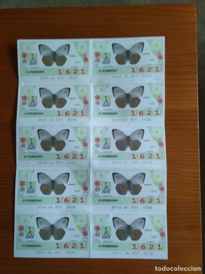 Cupones ONCE: 115 CUPONES ONCE FEBRERO 1987 - Foto 2