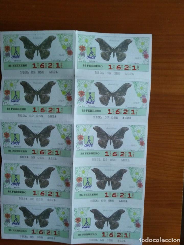 Cupones ONCE: 115 CUPONES ONCE FEBRERO 1987 - Foto 3