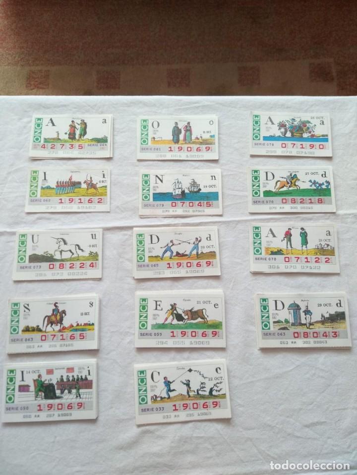 Cupones ONCE: 99 CUPONES ONCE OCTUBRE 1987 - Foto 1