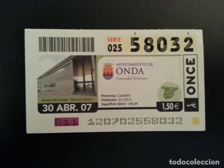 Coupon ONCE: CUPON ONCE. 30/04/07